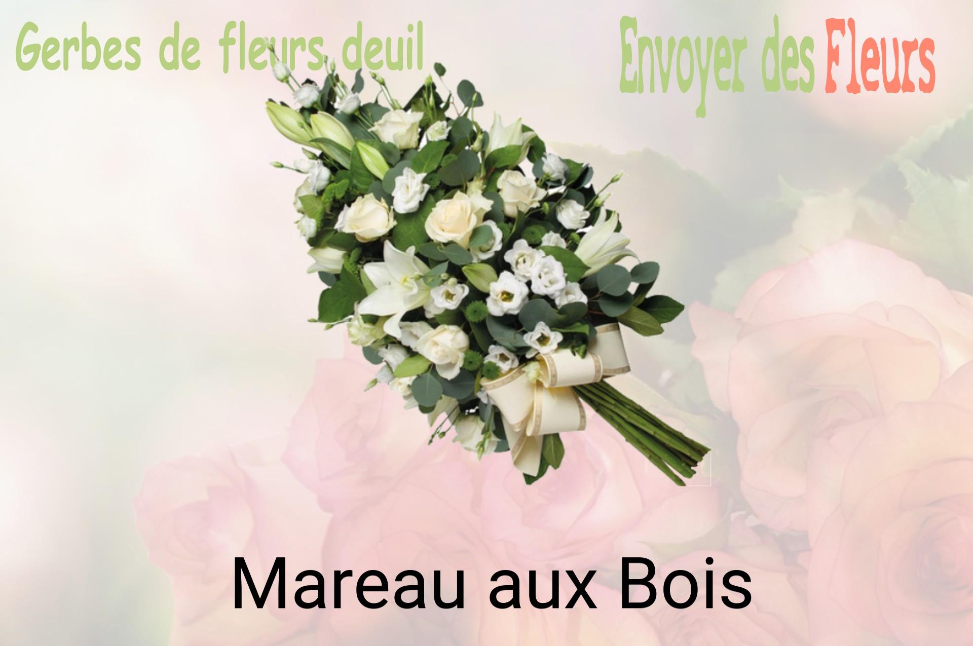 Gerbe de fleurs de deuil livrée à Mareau-aux-Bois